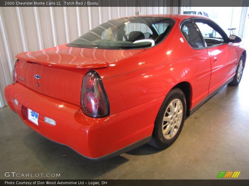 Torch Red / Ebony 2000 Chevrolet Monte Carlo LS
