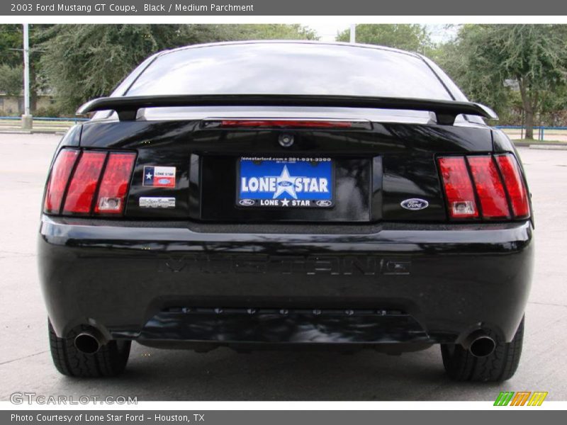 Black / Medium Parchment 2003 Ford Mustang GT Coupe