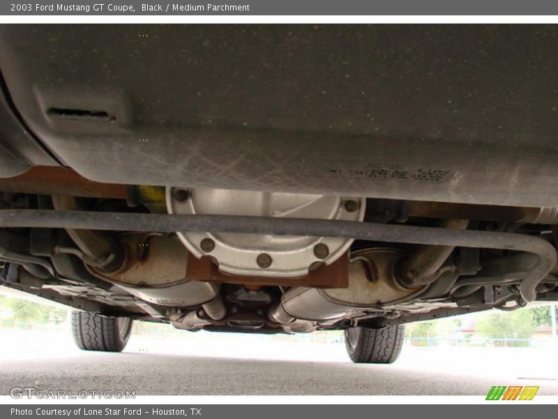 Black / Medium Parchment 2003 Ford Mustang GT Coupe