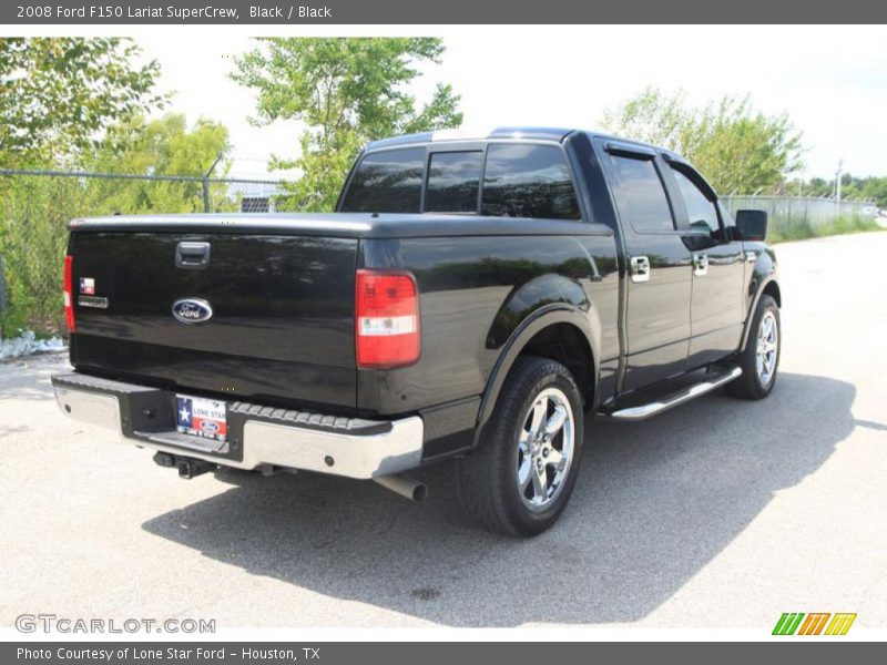 Black / Black 2008 Ford F150 Lariat SuperCrew