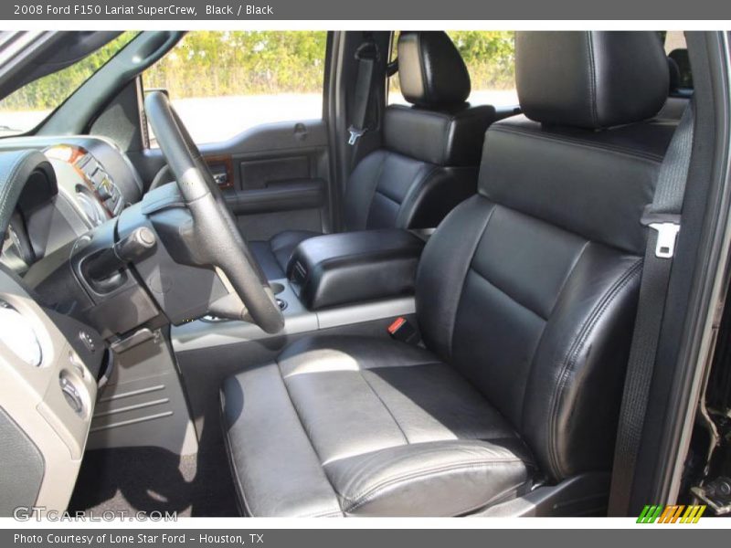 Black / Black 2008 Ford F150 Lariat SuperCrew