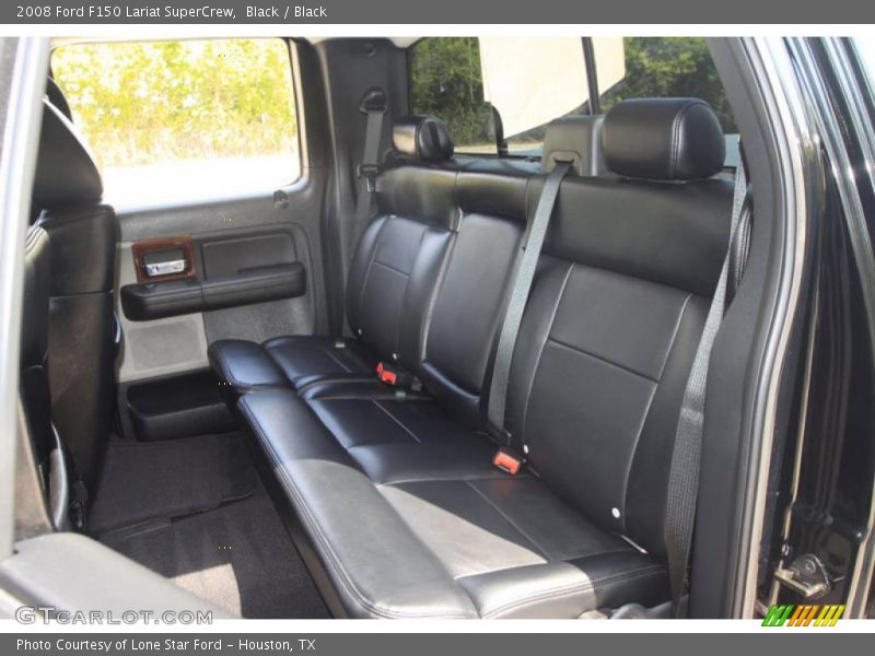Black / Black 2008 Ford F150 Lariat SuperCrew