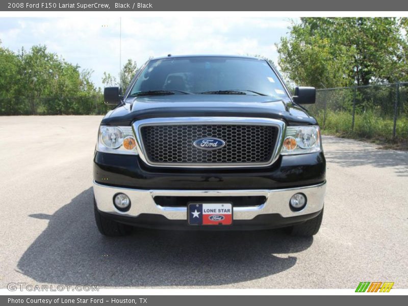 Black / Black 2008 Ford F150 Lariat SuperCrew