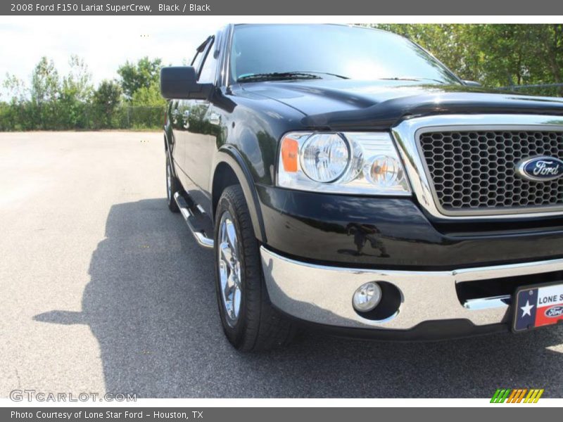 Black / Black 2008 Ford F150 Lariat SuperCrew