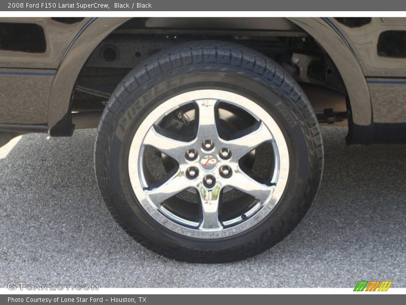Black / Black 2008 Ford F150 Lariat SuperCrew