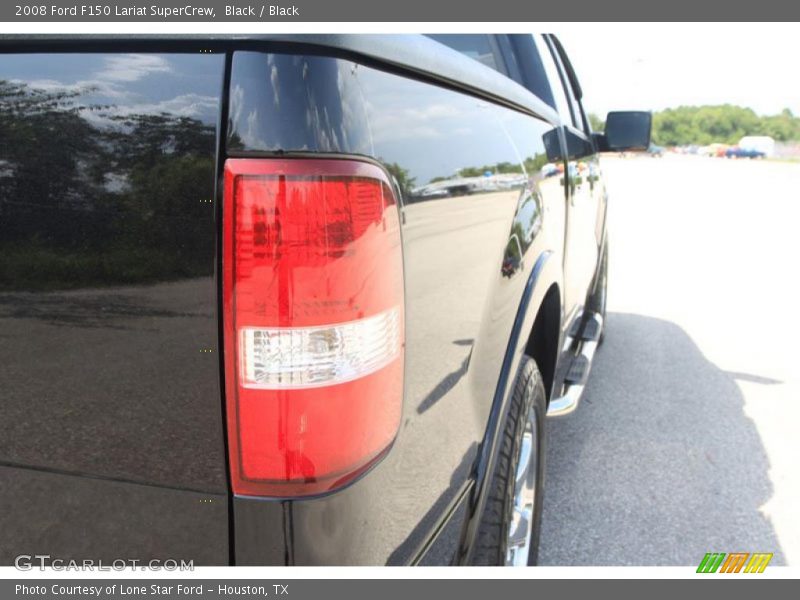 Black / Black 2008 Ford F150 Lariat SuperCrew