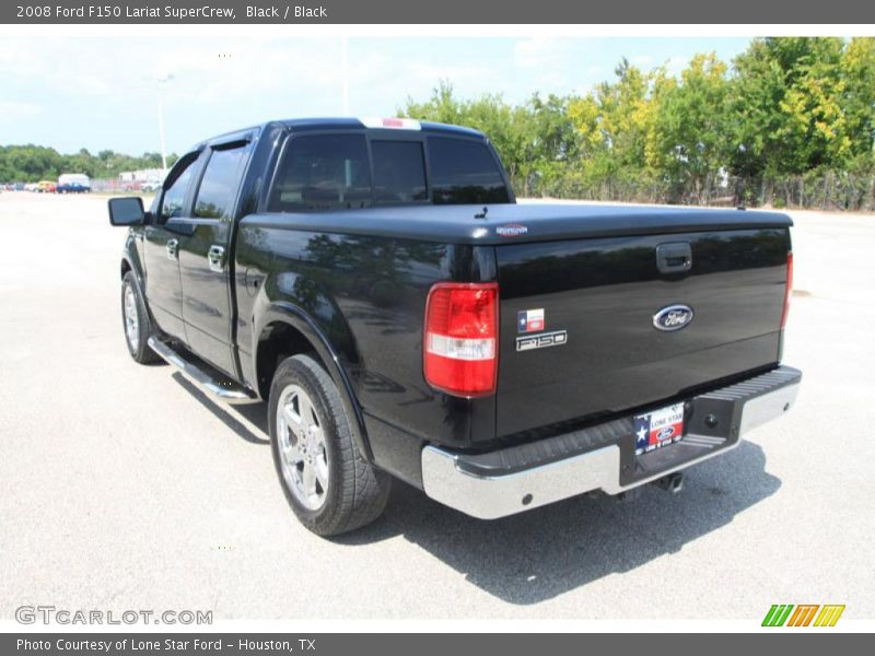 Black / Black 2008 Ford F150 Lariat SuperCrew