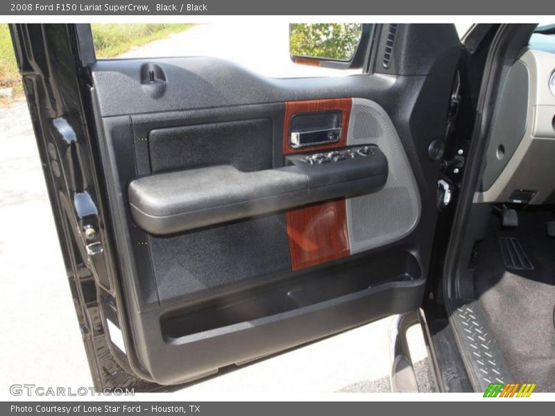 Black / Black 2008 Ford F150 Lariat SuperCrew