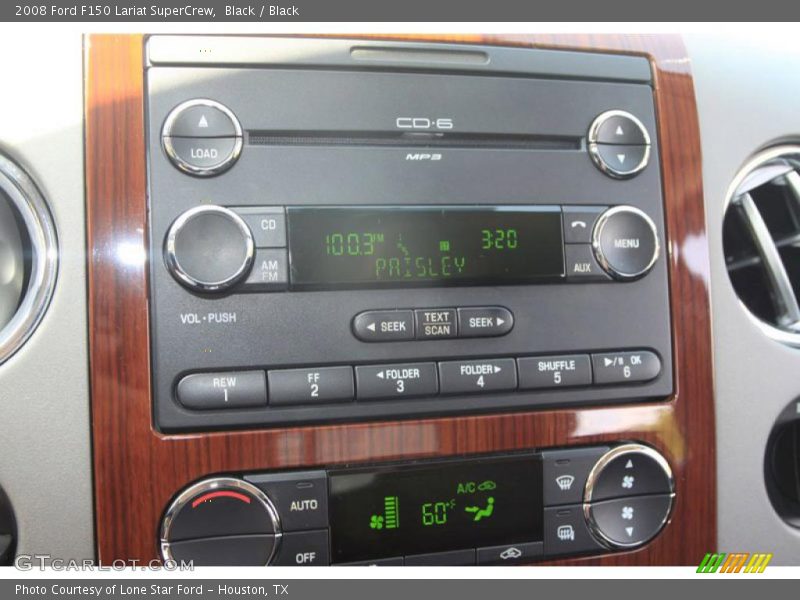 Black / Black 2008 Ford F150 Lariat SuperCrew