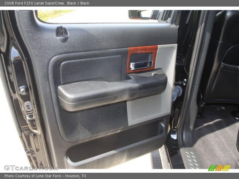 Black / Black 2008 Ford F150 Lariat SuperCrew