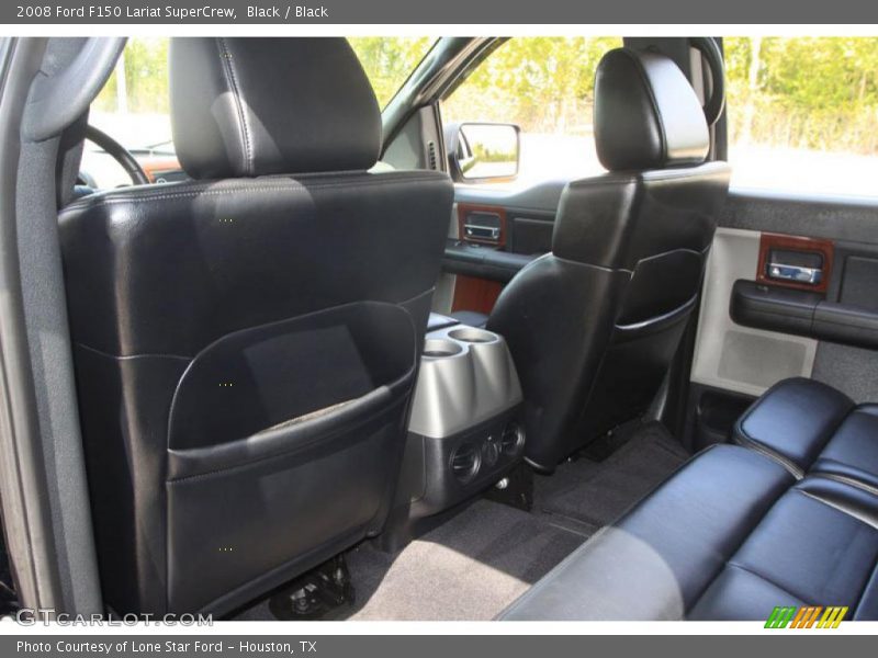 Black / Black 2008 Ford F150 Lariat SuperCrew
