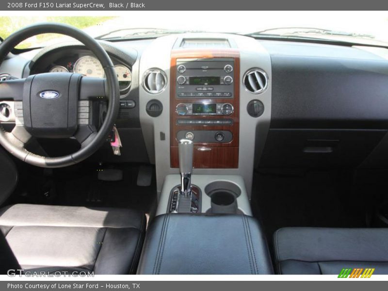 Black / Black 2008 Ford F150 Lariat SuperCrew