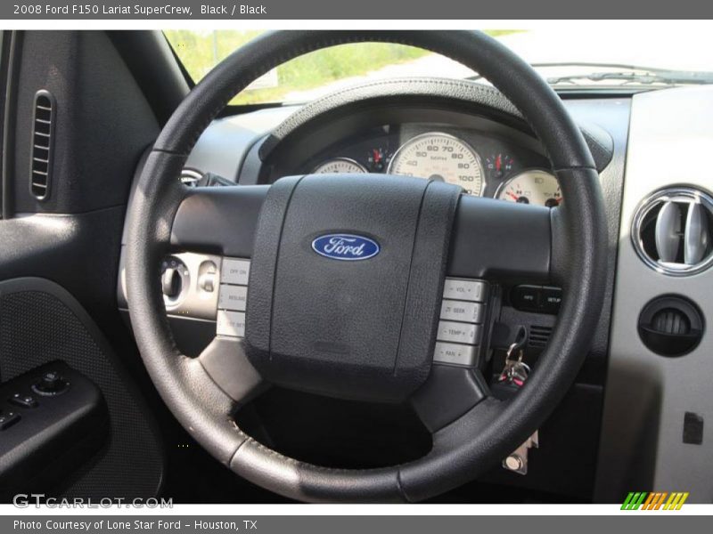 Black / Black 2008 Ford F150 Lariat SuperCrew