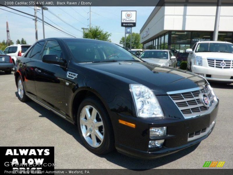 Black Raven / Ebony 2008 Cadillac STS 4 V6 AWD