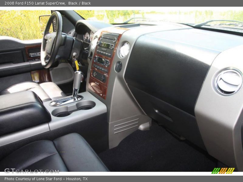 Black / Black 2008 Ford F150 Lariat SuperCrew