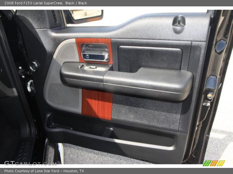 Black / Black 2008 Ford F150 Lariat SuperCrew