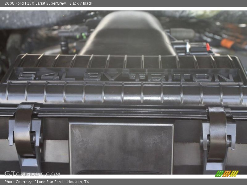 Black / Black 2008 Ford F150 Lariat SuperCrew