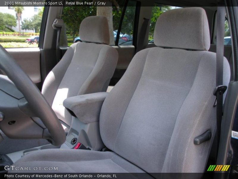 Royal Blue Pearl / Gray 2001 Mitsubishi Montero Sport LS