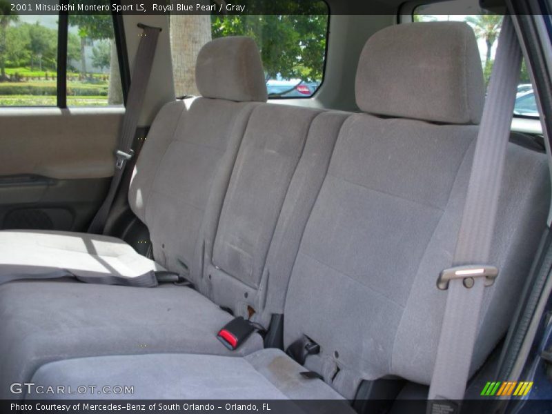 Royal Blue Pearl / Gray 2001 Mitsubishi Montero Sport LS