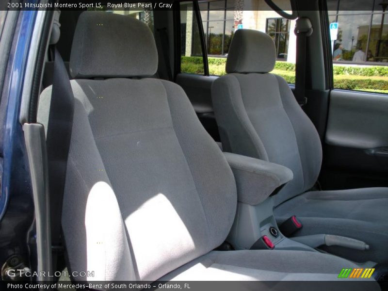 Royal Blue Pearl / Gray 2001 Mitsubishi Montero Sport LS