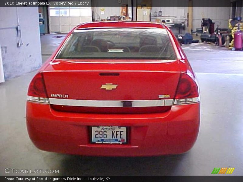 Victory Red / Ebony 2010 Chevrolet Impala LS