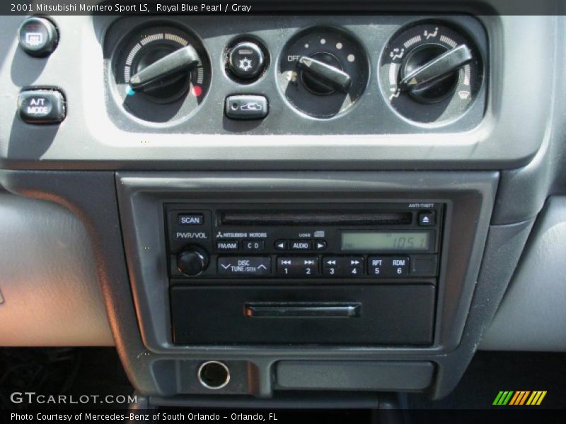 Royal Blue Pearl / Gray 2001 Mitsubishi Montero Sport LS