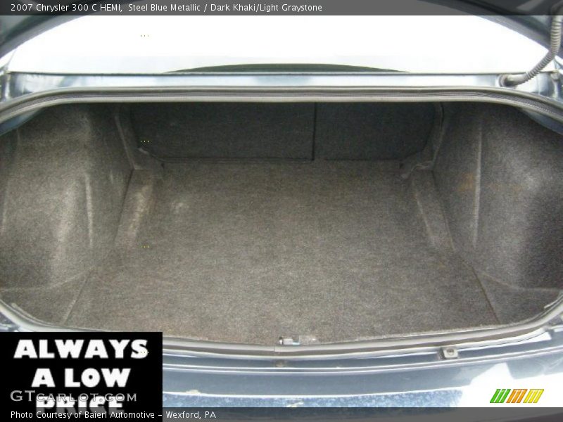 Steel Blue Metallic / Dark Khaki/Light Graystone 2007 Chrysler 300 C HEMI