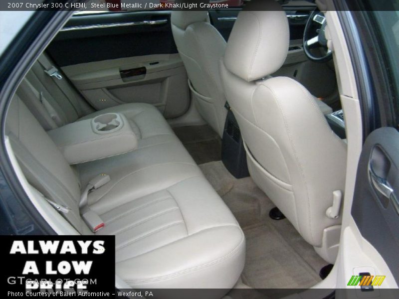 Steel Blue Metallic / Dark Khaki/Light Graystone 2007 Chrysler 300 C HEMI