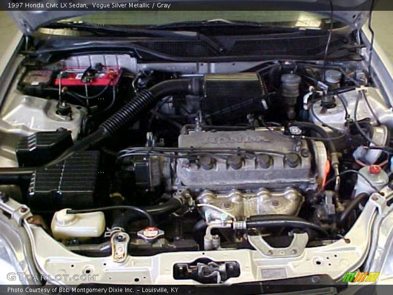 Vogue Silver Metallic / Gray 1997 Honda Civic LX Sedan
