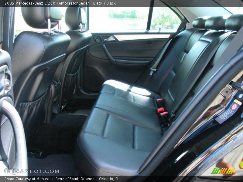 Black / Black 2005 Mercedes-Benz C 230 Kompressor Sedan