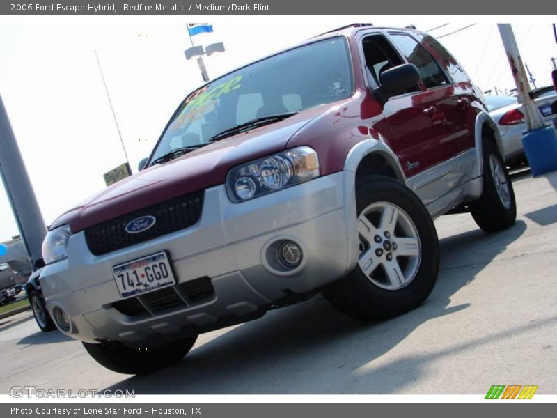 Redfire Metallic / Medium/Dark Flint 2006 Ford Escape Hybrid