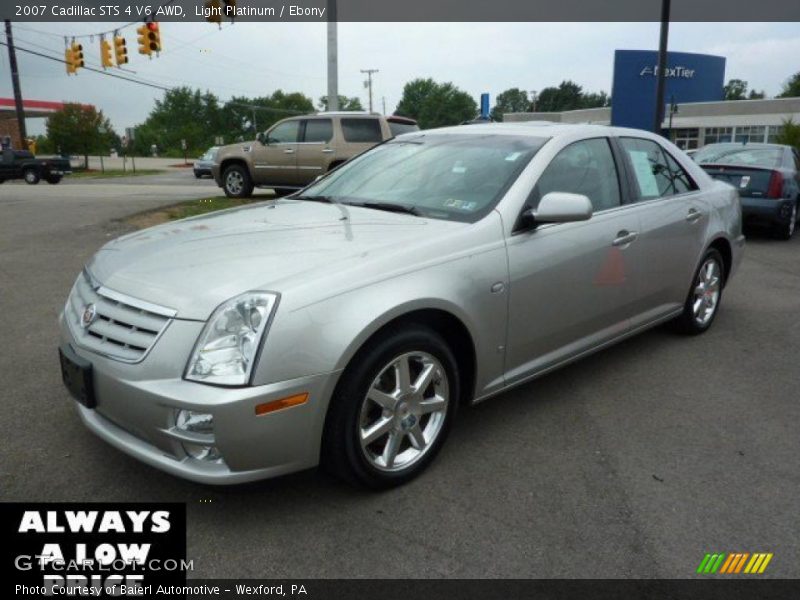 Light Platinum / Ebony 2007 Cadillac STS 4 V6 AWD