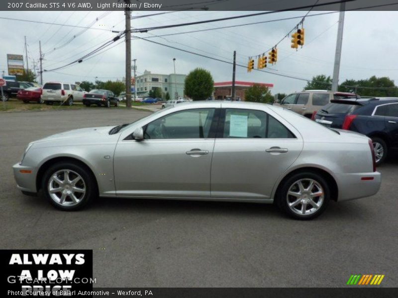 Light Platinum / Ebony 2007 Cadillac STS 4 V6 AWD