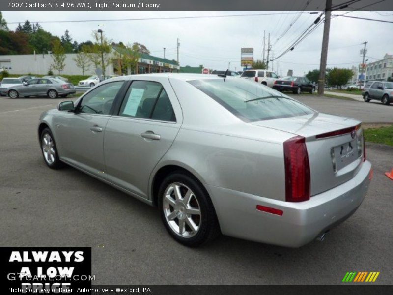 Light Platinum / Ebony 2007 Cadillac STS 4 V6 AWD