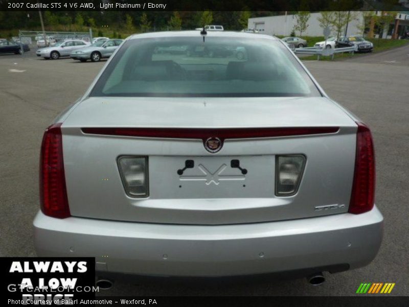 Light Platinum / Ebony 2007 Cadillac STS 4 V6 AWD