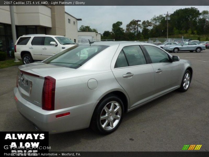 Light Platinum / Ebony 2007 Cadillac STS 4 V6 AWD