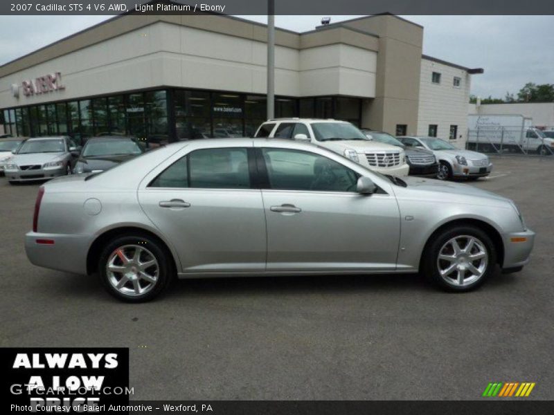 Light Platinum / Ebony 2007 Cadillac STS 4 V6 AWD