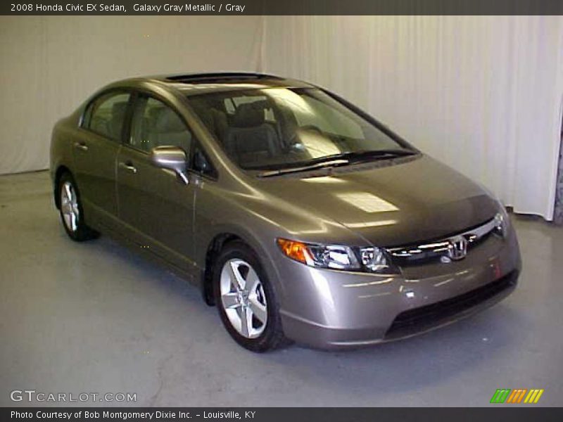Galaxy Gray Metallic / Gray 2008 Honda Civic EX Sedan