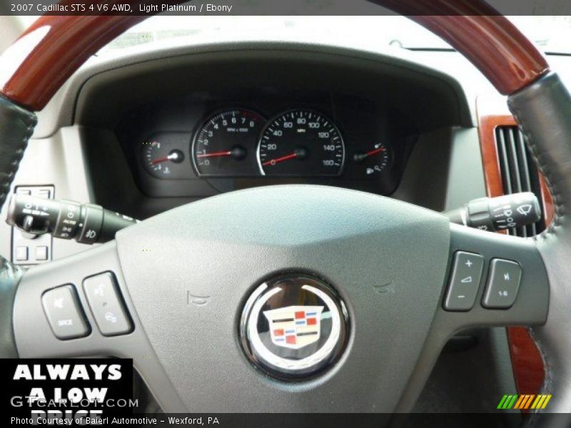 Light Platinum / Ebony 2007 Cadillac STS 4 V6 AWD