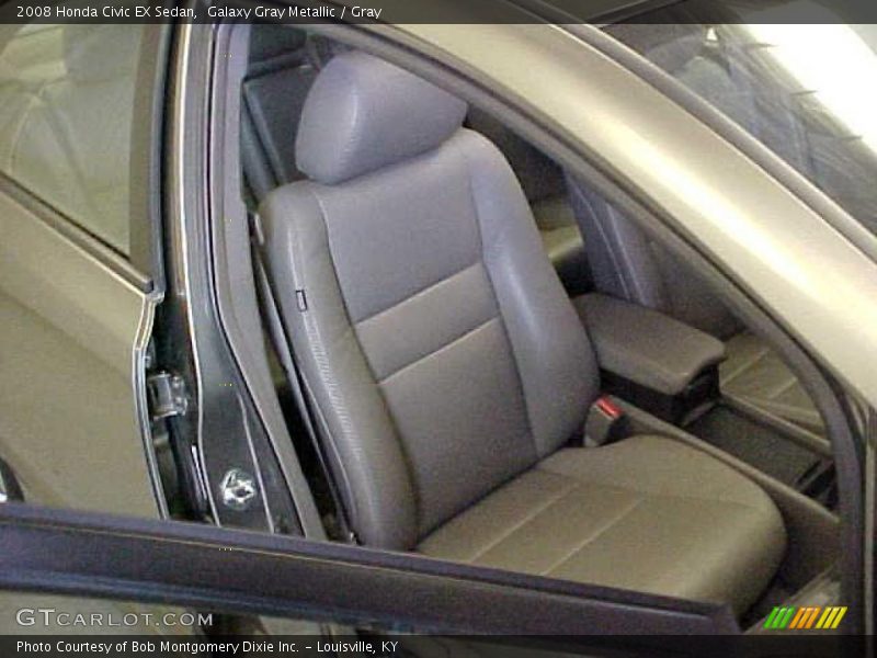 Galaxy Gray Metallic / Gray 2008 Honda Civic EX Sedan