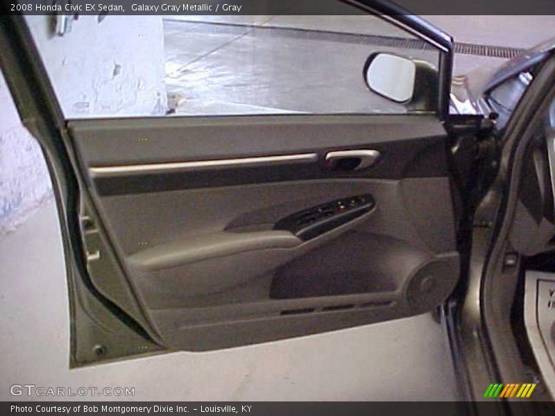 Galaxy Gray Metallic / Gray 2008 Honda Civic EX Sedan