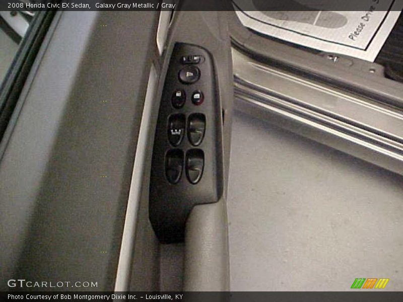 Galaxy Gray Metallic / Gray 2008 Honda Civic EX Sedan