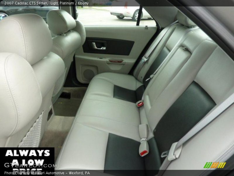 Light Platinum / Ebony 2007 Cadillac CTS Sedan