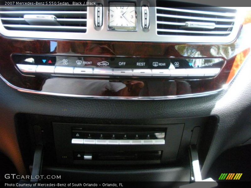 Black / Black 2007 Mercedes-Benz S 550 Sedan