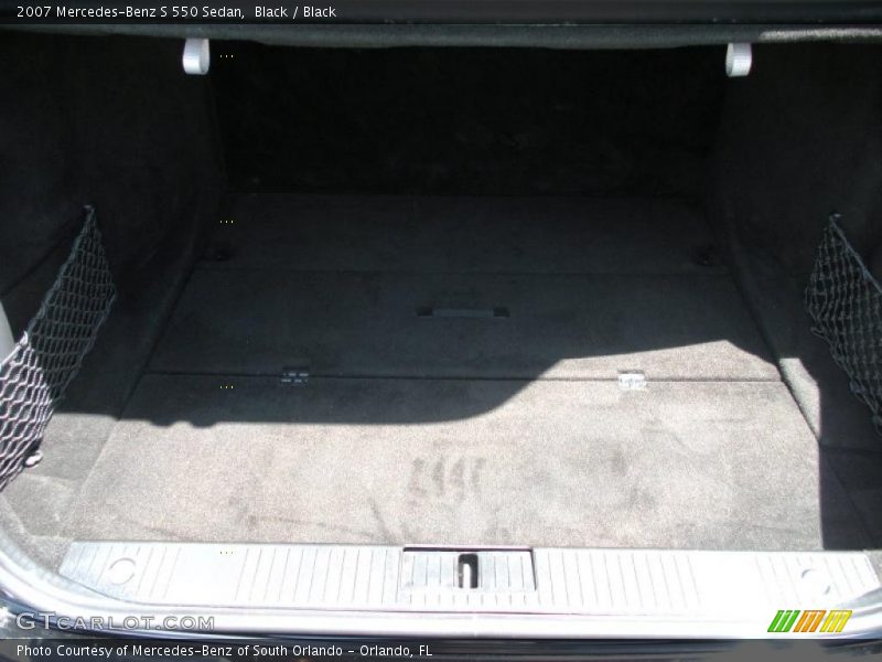 Black / Black 2007 Mercedes-Benz S 550 Sedan