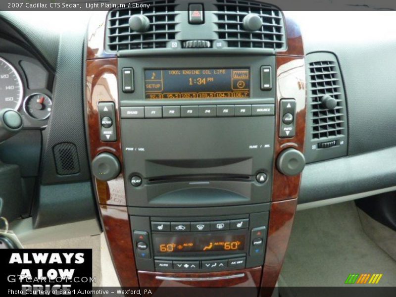 Light Platinum / Ebony 2007 Cadillac CTS Sedan