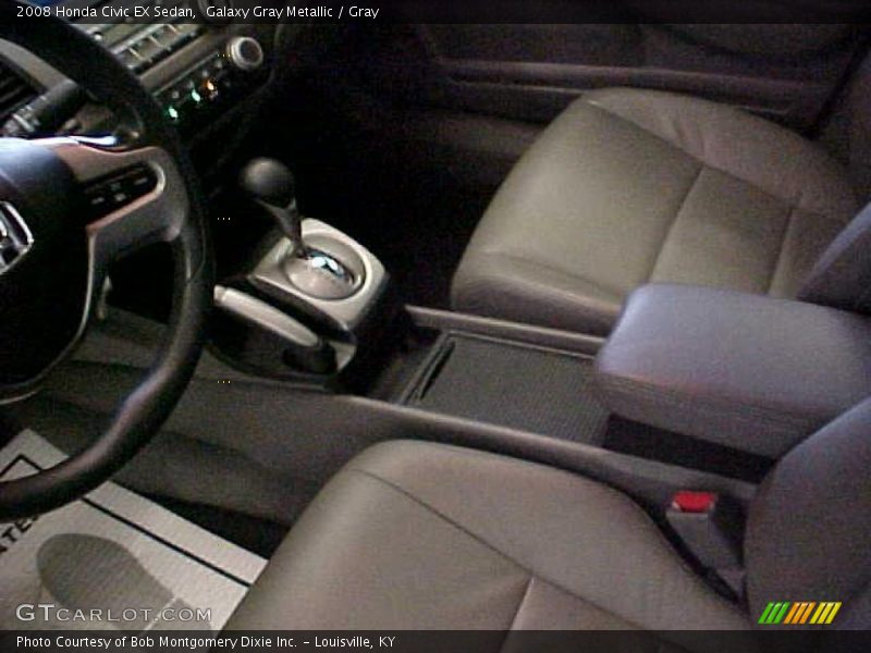 Galaxy Gray Metallic / Gray 2008 Honda Civic EX Sedan