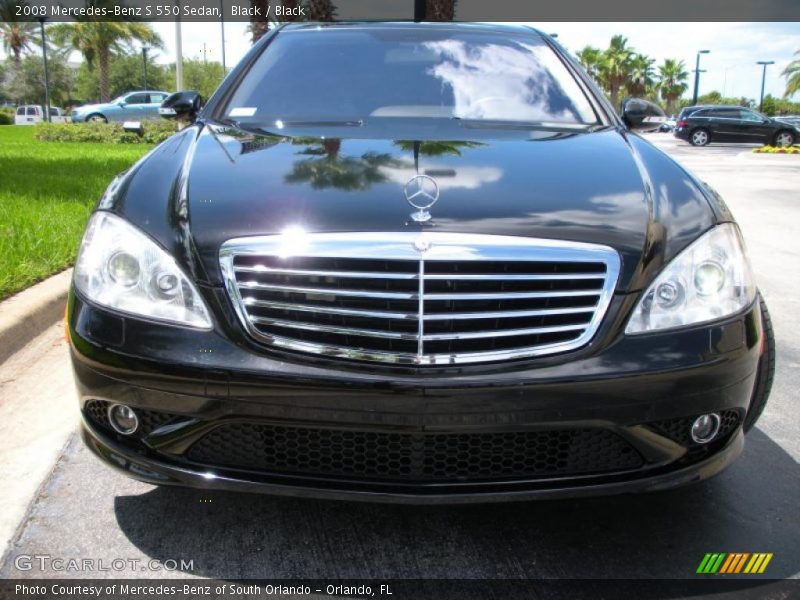 Black / Black 2008 Mercedes-Benz S 550 Sedan