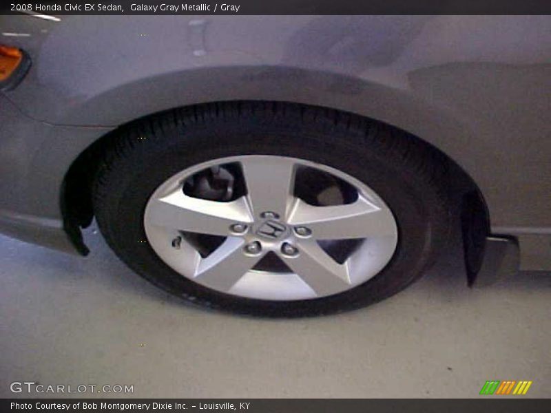 Galaxy Gray Metallic / Gray 2008 Honda Civic EX Sedan