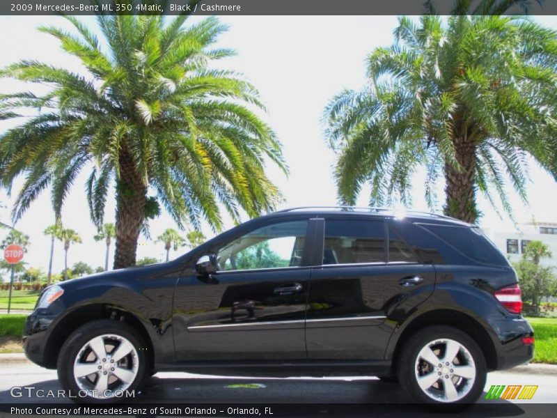 Black / Cashmere 2009 Mercedes-Benz ML 350 4Matic
